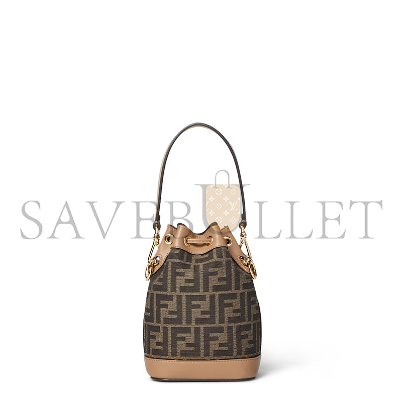 FENDI MON TRESOR FABRIC BROWN 8BS093ALP3F1AOE (18*14*12cm) FENDI MON TRESOR FABRIC BROWN 8BS093ALP3F1AOE (18*14*12cm)